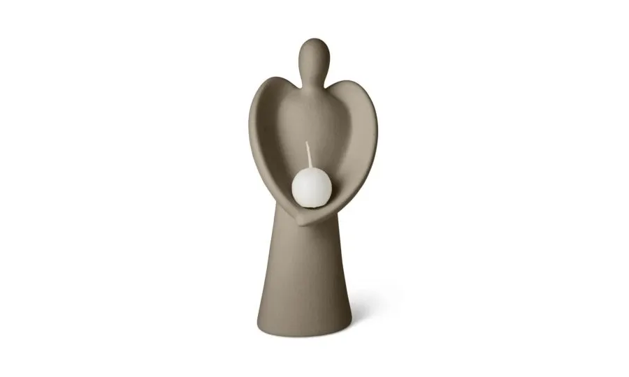 obrazek 8 Elegancka figurka ceramiczna - bożonarodzeniowy anioł
