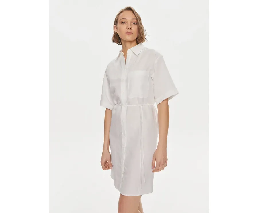 obrazek 1 Calvin Klein Sukienka koszulowa K20K206697 Biały Relaxed Fit