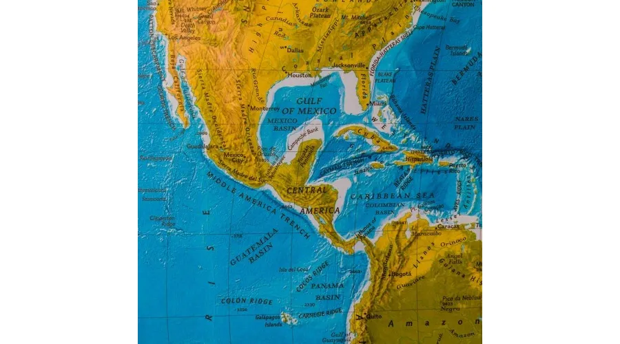 picture 6 Wonderful physical world map - two variants
