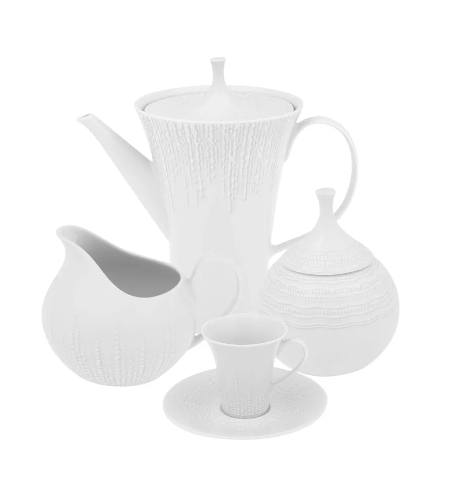 obrazek 1 Duży porcelanowy zestaw do kawy z unikatowej kolekcji Mar - Vista Alegre