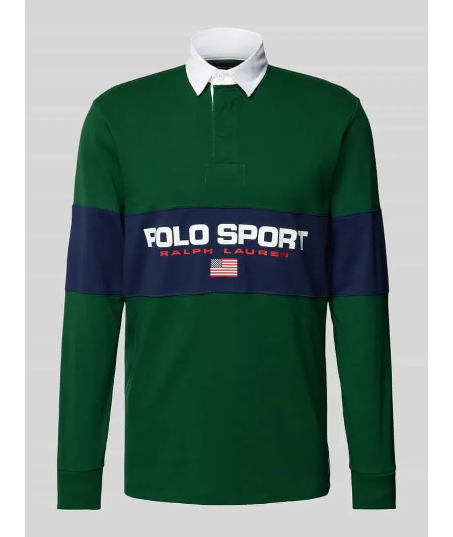 obrazek 1 Koszulka polo o kroju classic fit z nadrukiem z logo