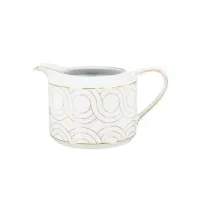 Picture Infinity porcelain sauceboat for the dining room