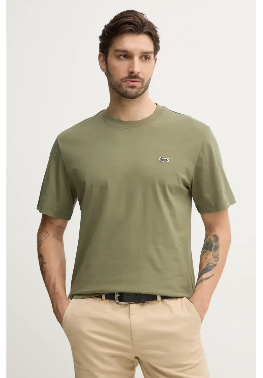 obrazek 1 Lacoste t-shirt bawełniany kolor zielony TH7318