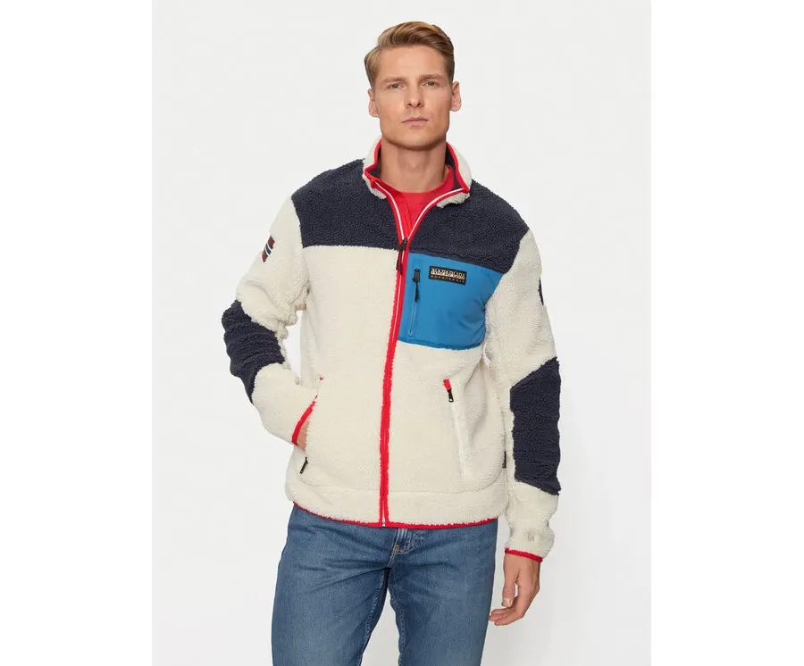 obrazek 1 Napapijri Polar Yupik NP0A4GNT Beżowy Regular Fit
