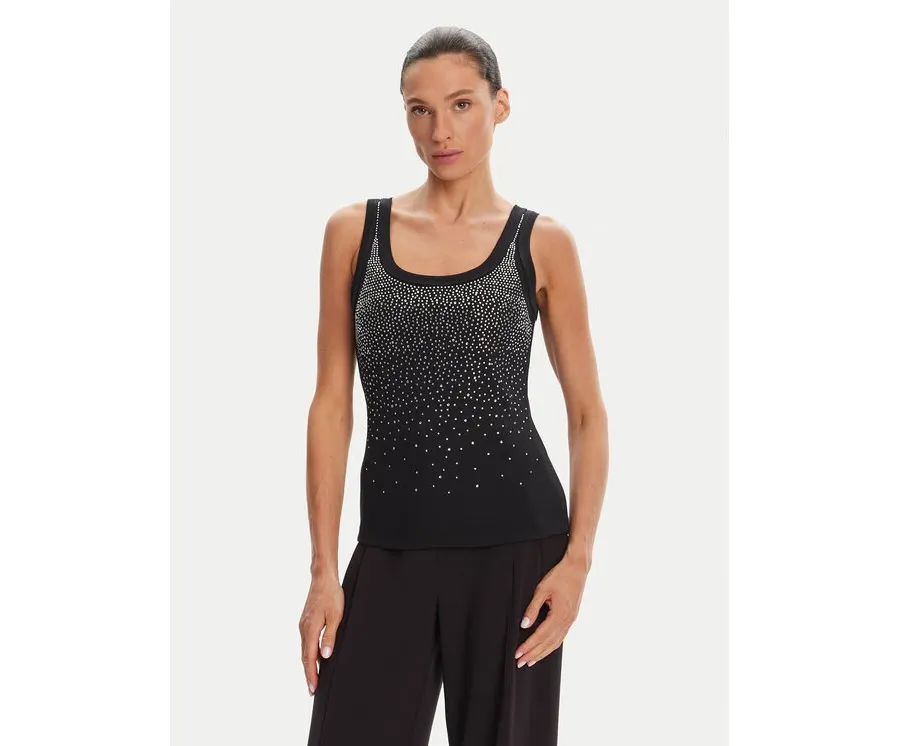 obrazek 1 Rinascimento Top CFC0124040003 Czarny Regular Fit