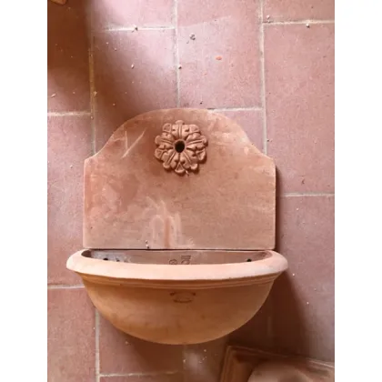 Zdjęcie Klasyczny Włoski zlew ogrodowy wykonany z gliny - Fornace Masini