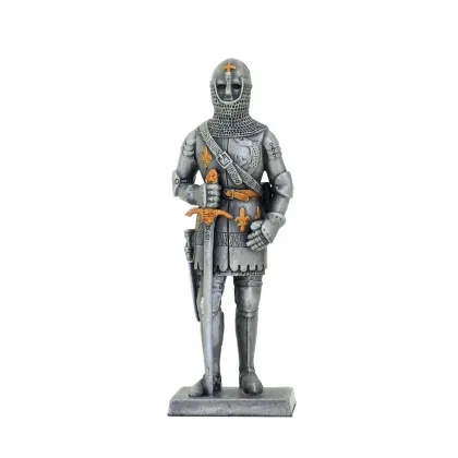 Zdjęcie Cudowna figurka rycerza z pewteru
