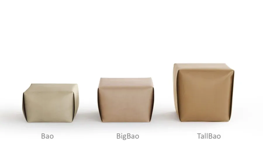 obrazek 3 Wyjątkowa ręcznie wykonana skórzana pufa