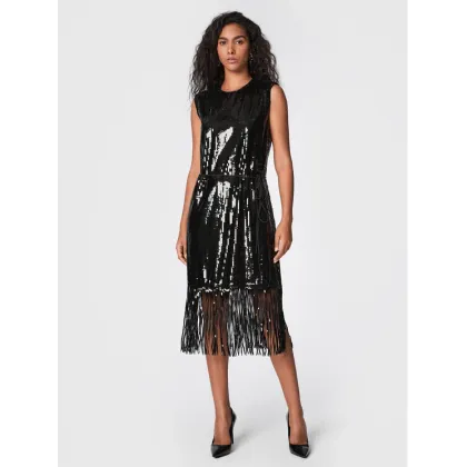 Zdjęcie TWINSET Sukienka koktajlowa 222TT205D Czarny Regular Fit