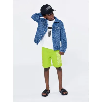 Zdjęcie Karl Lagerfeld Kids Szorty kąpielowe Z90049 Zielony Regular Fit