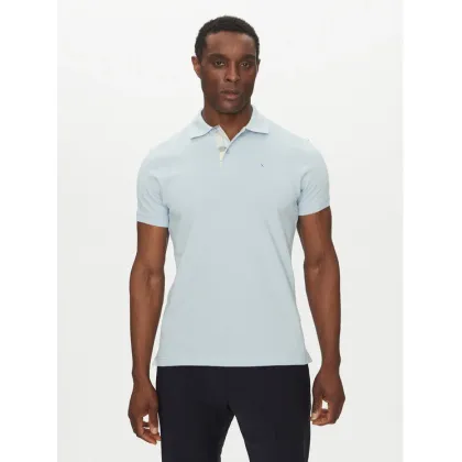 Zdjęcie Barbour Polo Tartan MML0012BU44 Błękitny Regular Fit