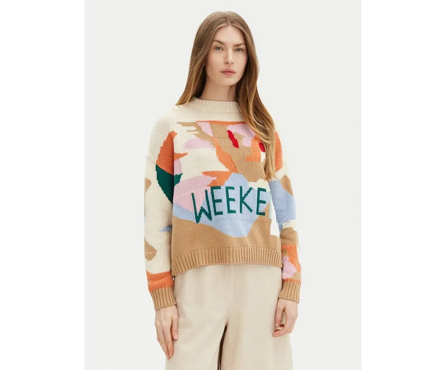 obrazek 1 Weekend Max Mara Sweter 2515361181 Kolorowy Regular Fit