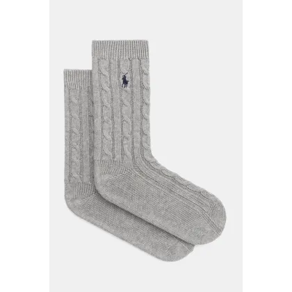 Zdjęcie Polo Ralph Lauren skarpetki damskie kolor szary 455955244