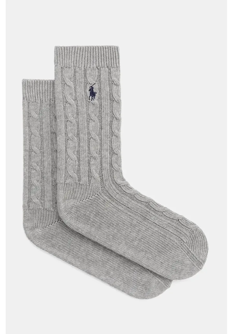 obrazek 1 Polo Ralph Lauren skarpetki damskie kolor szary 455955244