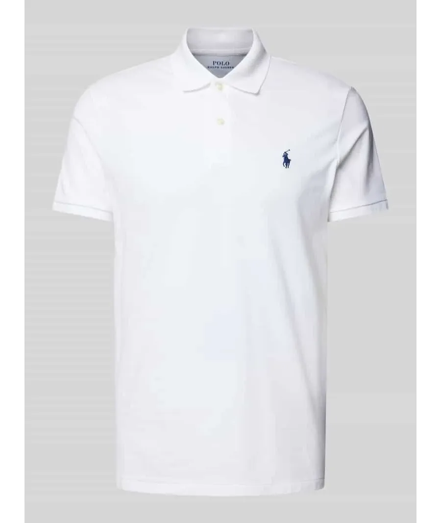 obrazek 1 Koszulka polo o kroju tailored fit z wyhaftowanym logo