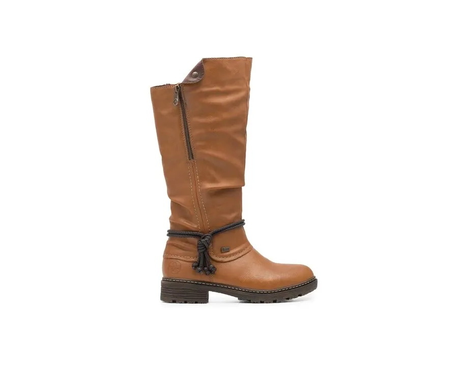 obrazek 1 Rieker Kozaki Z4758-24 Brązowy