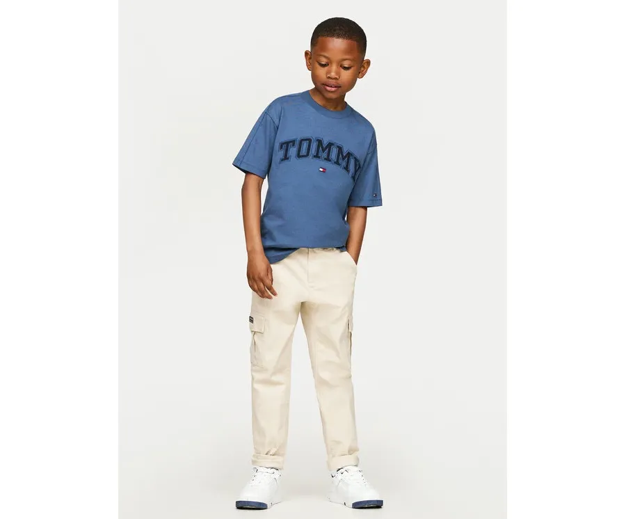 obrazek 1 Tommy Hilfiger T-Shirt Varsity KB0KB08666 Niebieski Regular Fit