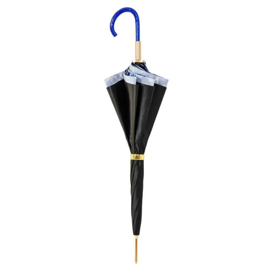 obrazek 2 Oryginalny parasol damski w kolorze granatowym – Pasotti