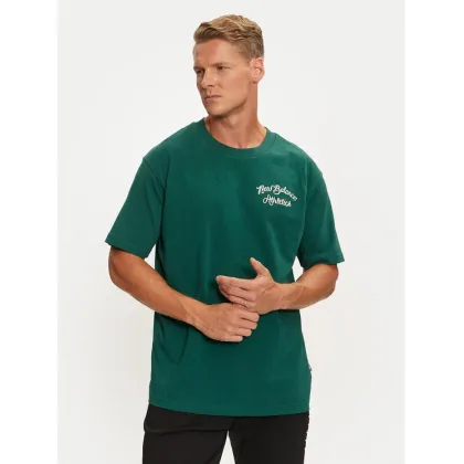 Zdjęcie New Balance T-Shirt MT43556 Zielony Regular Fit