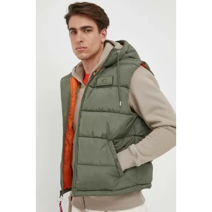 Zdjęcie Alpha Industries bezrękawnik męski kolor zielony zimowy 118110.01-SageGreen