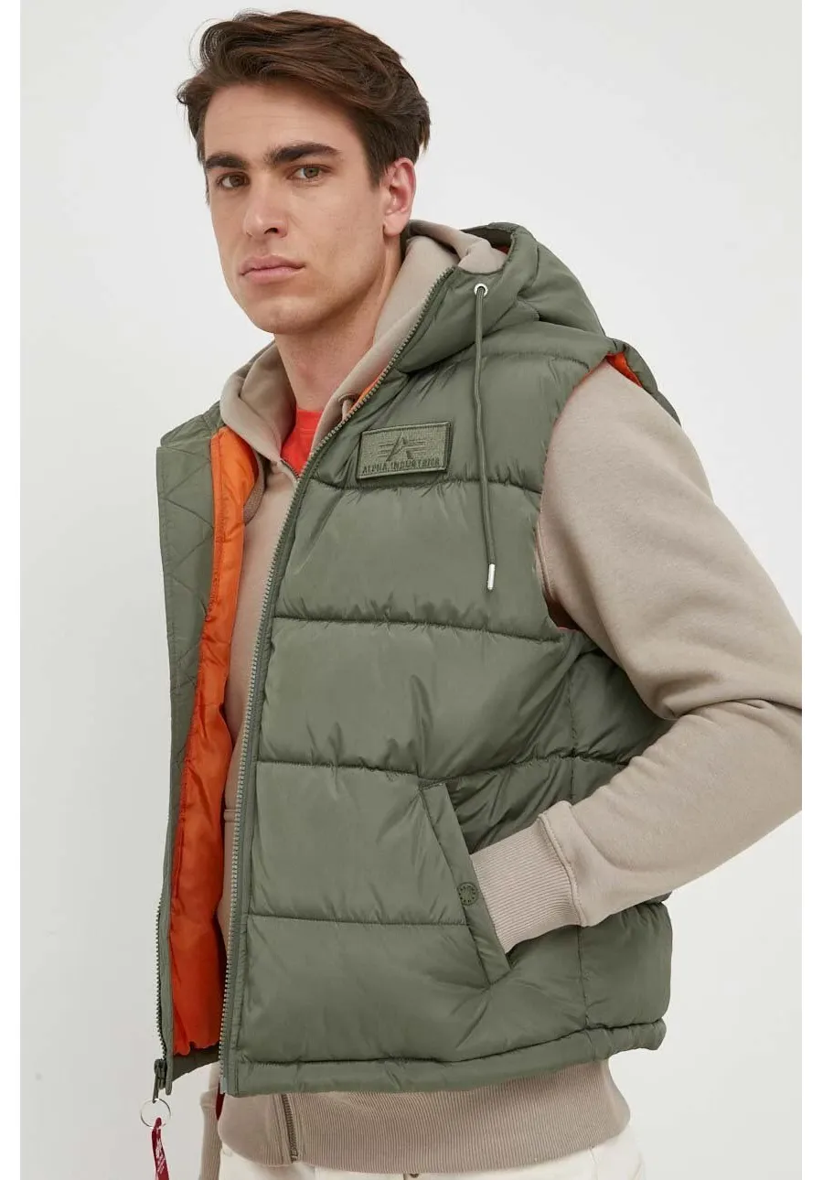obrazek 1 Alpha Industries bezrękawnik męski kolor zielony zimowy 118110.01-SageGreen