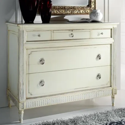 Zdjęcie Prowansalska komoda z litego drewna