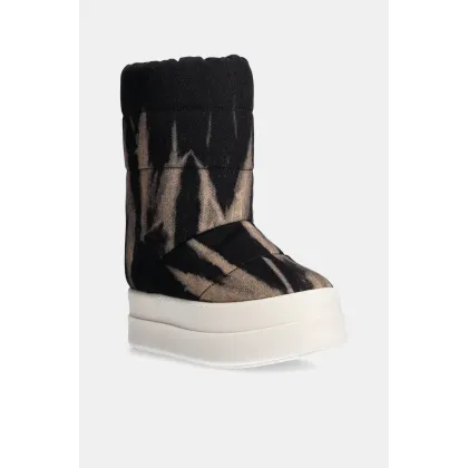 Zdjęcie Rick Owens śniegowce Mega Bumper Lunar damskie kolor czarny DS02D2838.DBSUPA