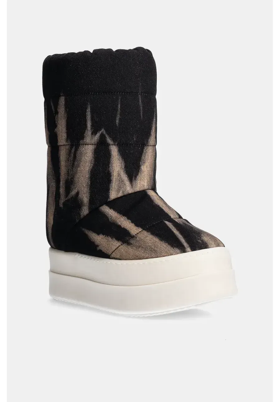 obrazek 1 Rick Owens śniegowce Mega Bumper Lunar damskie kolor czarny DS02D2838.DBSUPA