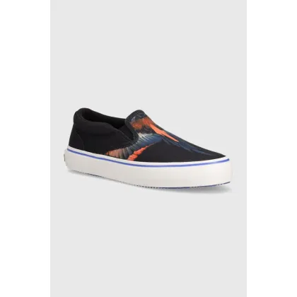 Zdjęcie Marcelo Burlon tenisówki Icon Wings Slip-On Vulcanized męskie kolor czarny CMIA079S24FAB0011026