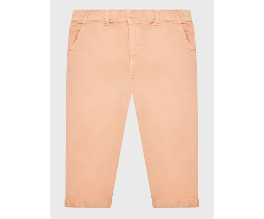 obrazek 1 Guess Spodnie materiałowe K3GB04 WFBO0 Pomarańczowy Relaxed Fit
