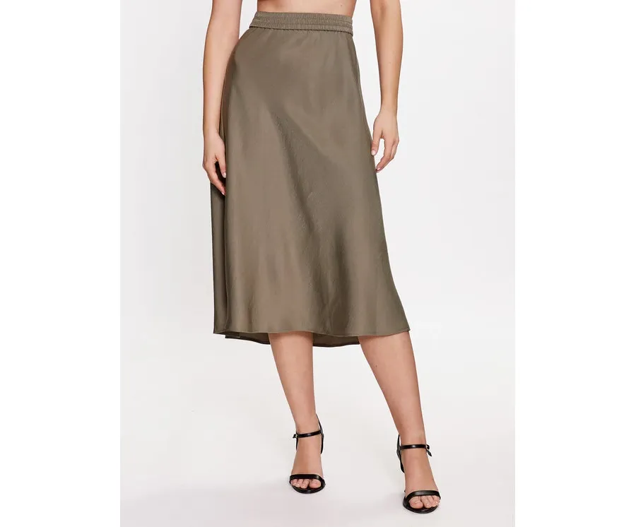 obrazek 1 Olsen Spódnica midi 16001336 Khaki Regular Fit