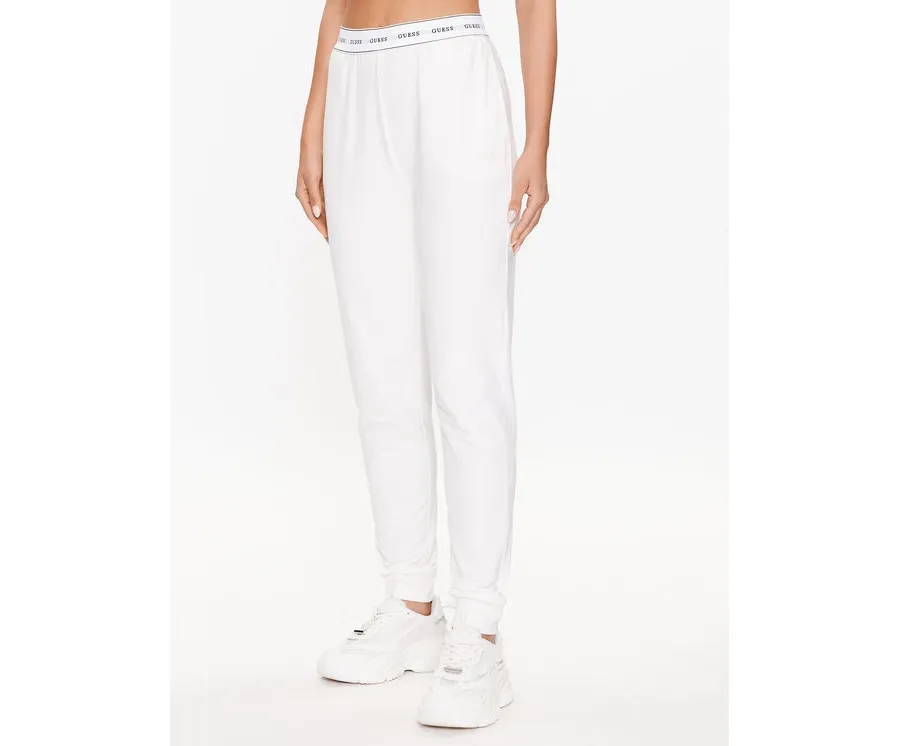 obrazek 1 Guess Spodnie piżamowe O3YB00 KBS91 Biały Regular Fit