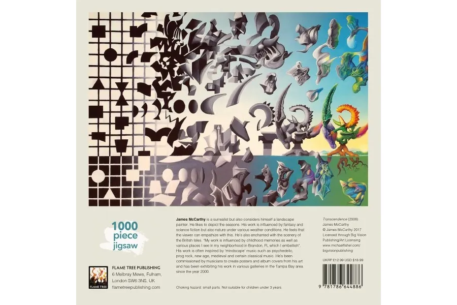 obrazek 3 Puzzle dla dorosłych James McCarthy: Transcendencja - Flame Tree Publishing