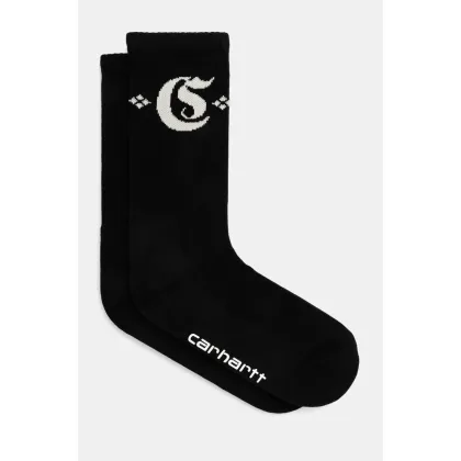 Zdjęcie Carhartt WIP skarpetki Greatest Hits Socks kolor czarny I034372.K02XX