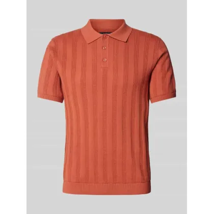 Zdjęcie Koszulka polo o kroju regular fit z fakturowanym wzorem