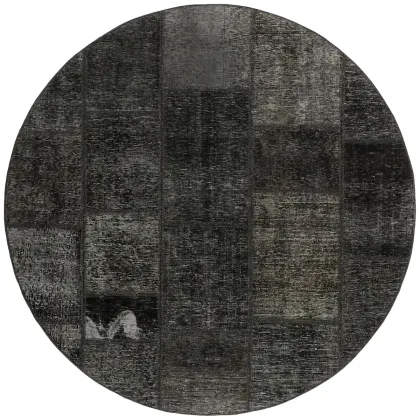 Zdjęcie Ekskluzywny czarny dywan okrągły perski - ROUND NOIR 0994