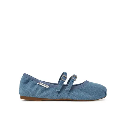 Zdjęcie Tommy Jeans Baleriny Ballerina Denim EN0EN02782 Niebieski