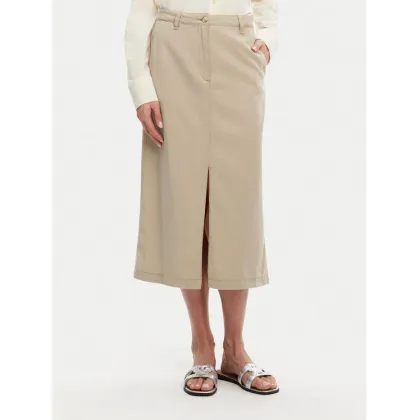 Zdjęcie Tommy Hilfiger Spódnica midi WW0WW44726 Beżowy Regular Fit