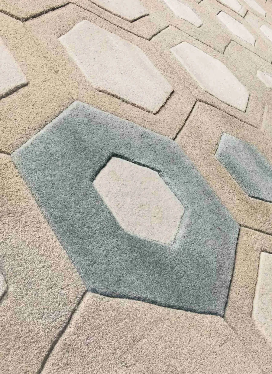 obrazek 3 Wełniany dywan w geometrycznym stylu - Sitap