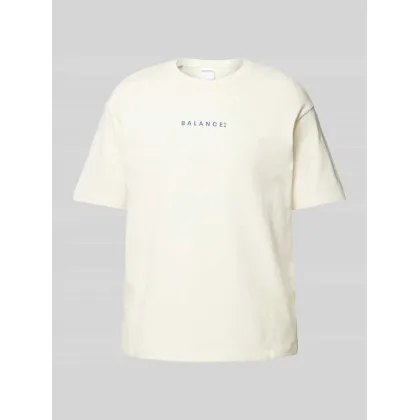 Zdjęcie T-shirt z nadrukiem z napisem model ‘LOOSE-BALANCE’