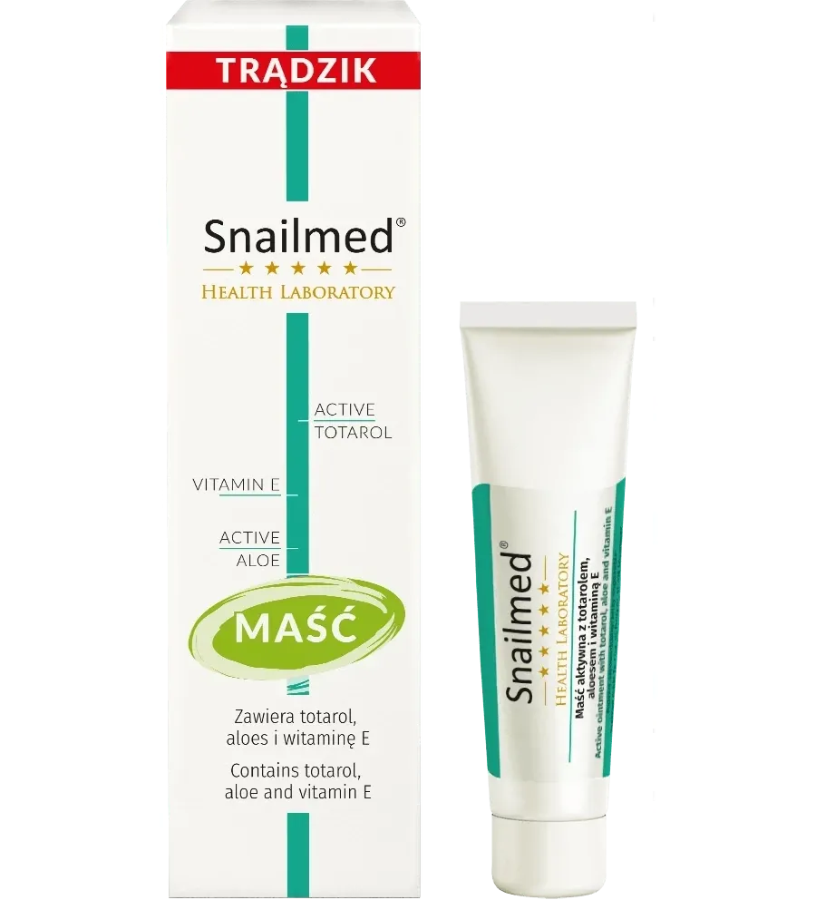 obrazek 1 Snailmed Przeciwtrądzikowa lipoaktywna maść z totarolem i witaminą E 15 ml