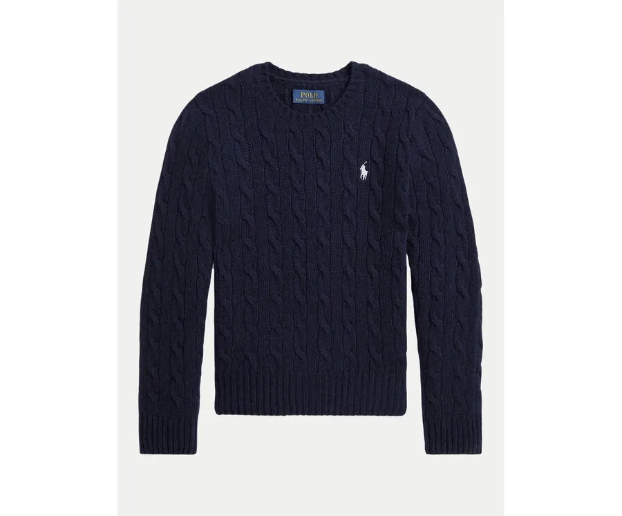 obrazek 1 Polo Ralph Lauren Sweter 313877375008 Granatowy Regular Fit
