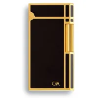 Picture Laque de China gold-plated hexagonal lighter