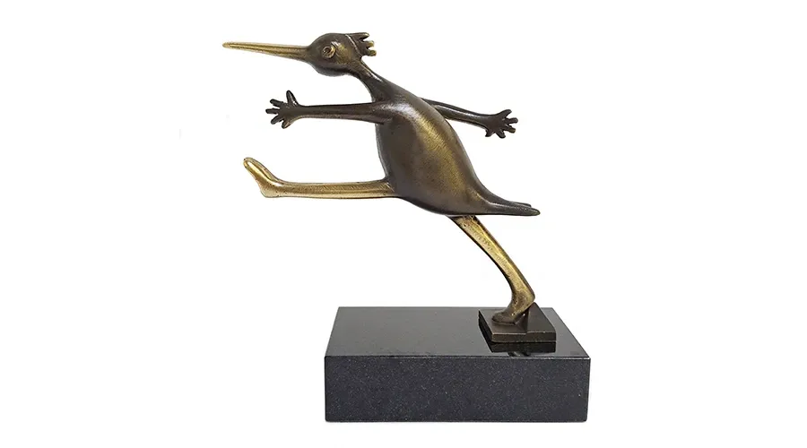 obrazek 2 Gustowna statuetka ptaszka