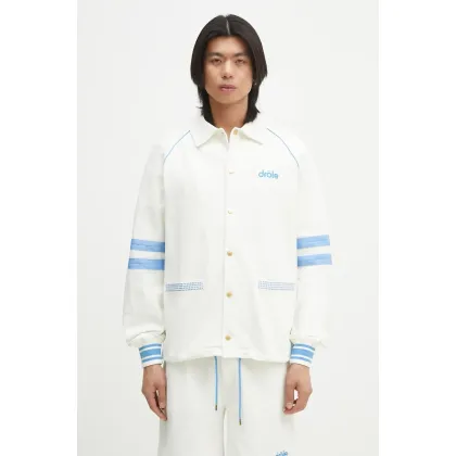 Zdjęcie Drôle de Monsieur bluza bawełniana Le Veste AprËs-sport męska kolor biały gładka G-JT227-CO162-OW