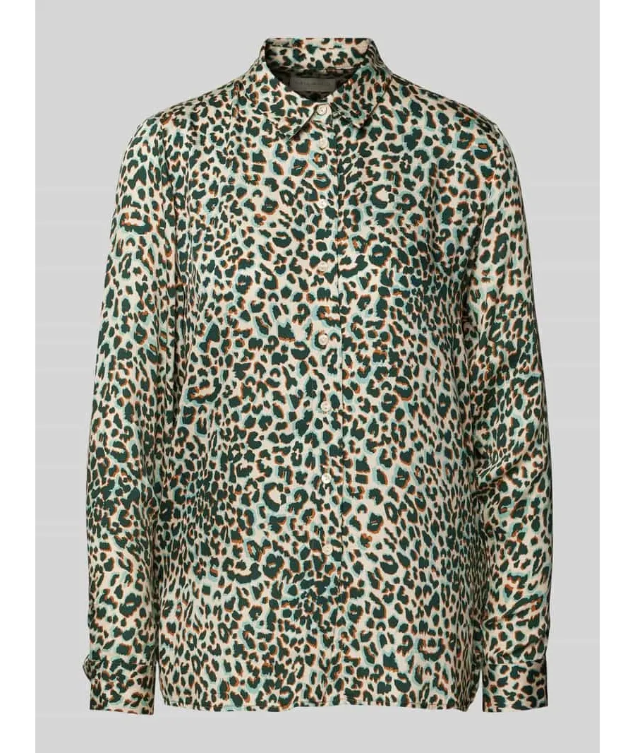 obrazek 1 Bluzka koszulowa ze zwierzęcym nadrukiem