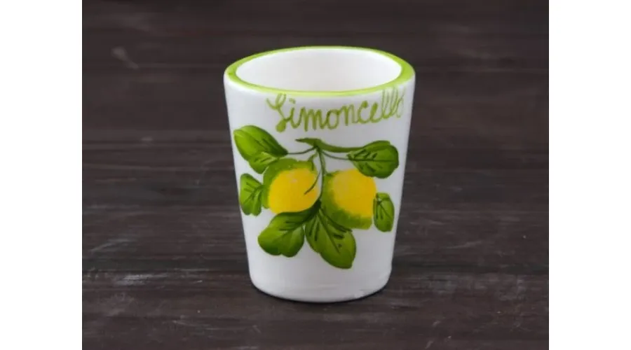 obrazek 1 Ceramiczny ręcznie malowany kieliszek - Le Ceramiche