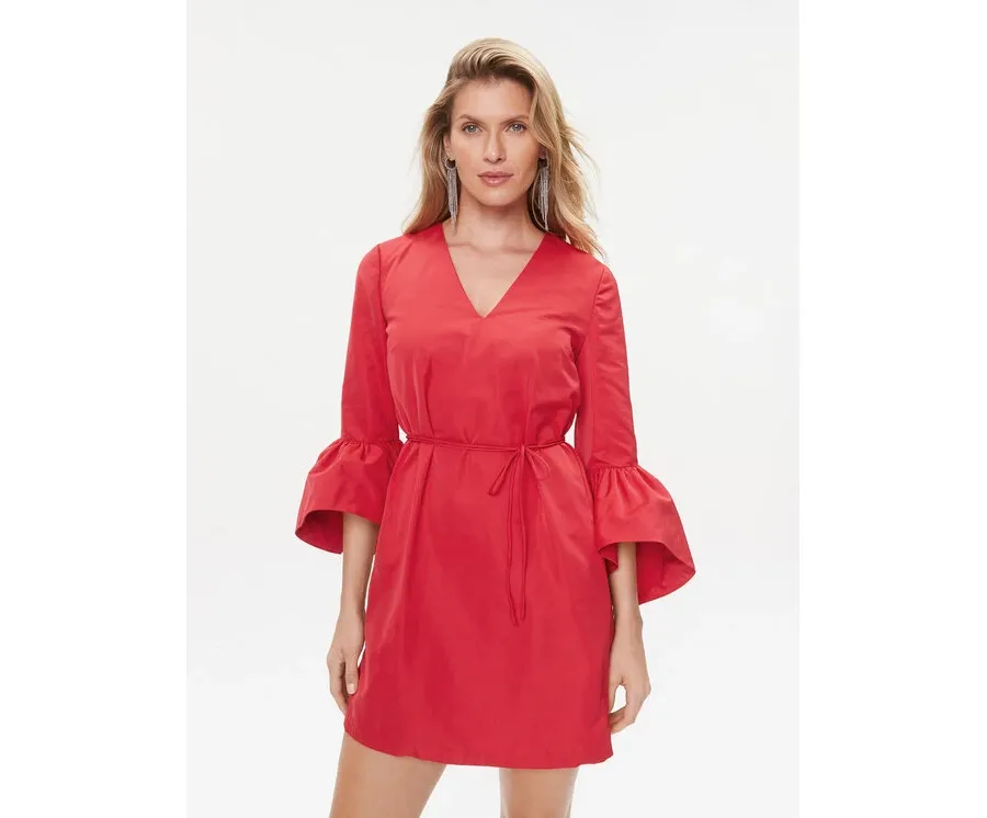 obrazek 1 TWINSET Sukienka koktajlowa 232TT2490 Czerwony Regular Fit