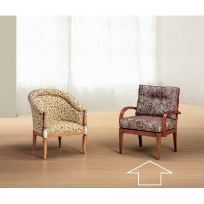 Zdjęcie Antyczny unikalny fotel do salonu - Morello Gianpaolo