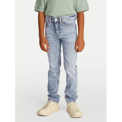 Zdjęcie Calvin Klein Jeans Jeansy IB0IB02475 Niebieski Slim Fit